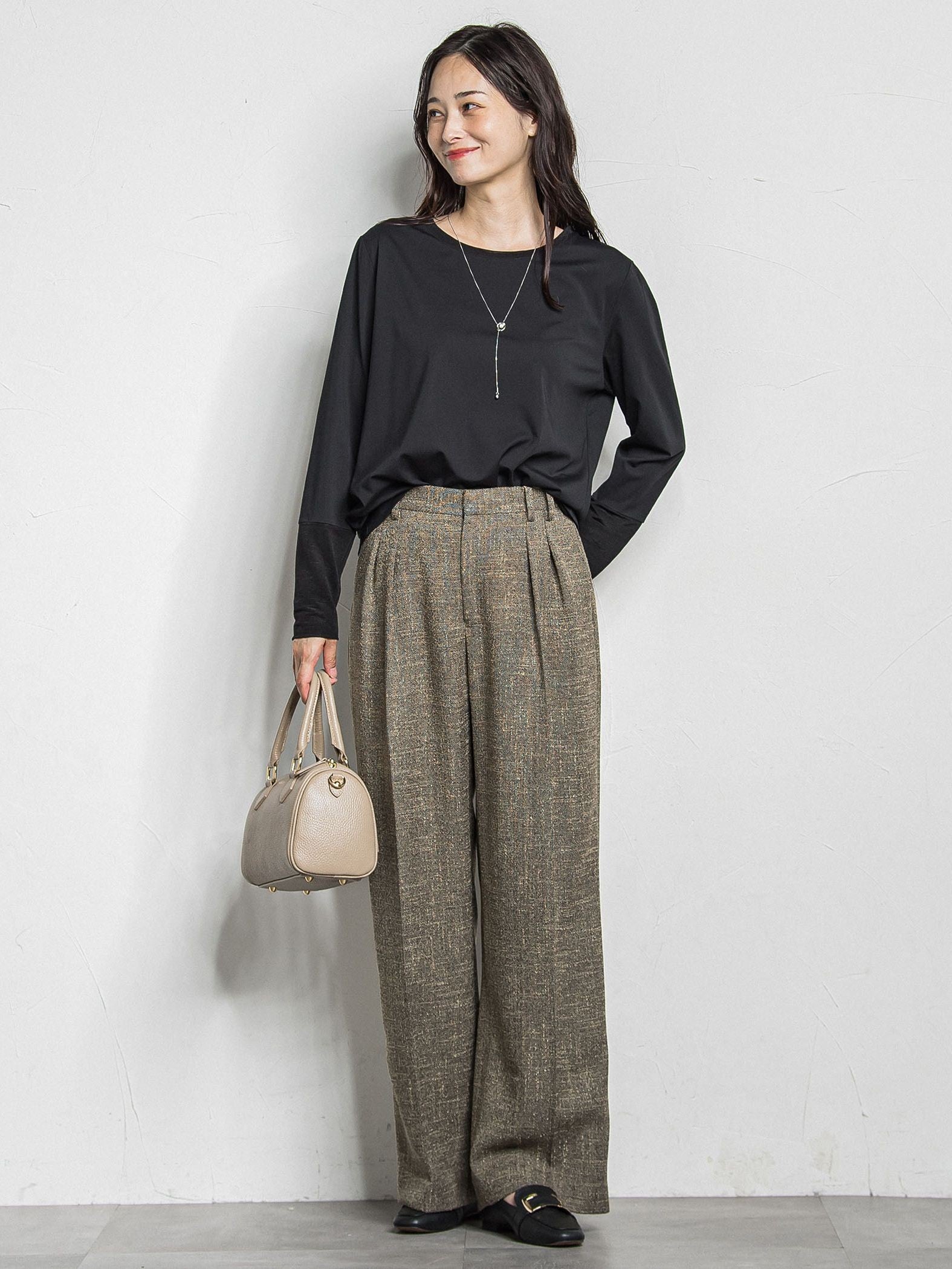 マシュマロポンチカットソー≪洗える/シワになりにくい≫