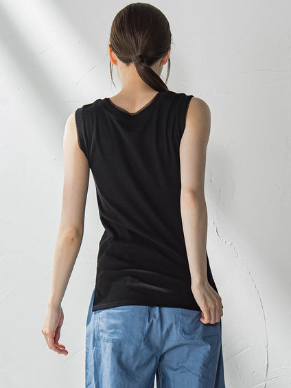 【WEB限定】ラメタンクトップ≪手洗い可能≫