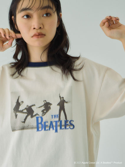 THE　BEATLESフォトツアーロゴT≪洗濯機で洗える≫
