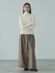 サムホールハイネックニットプルオーバー≪手洗い可能≫