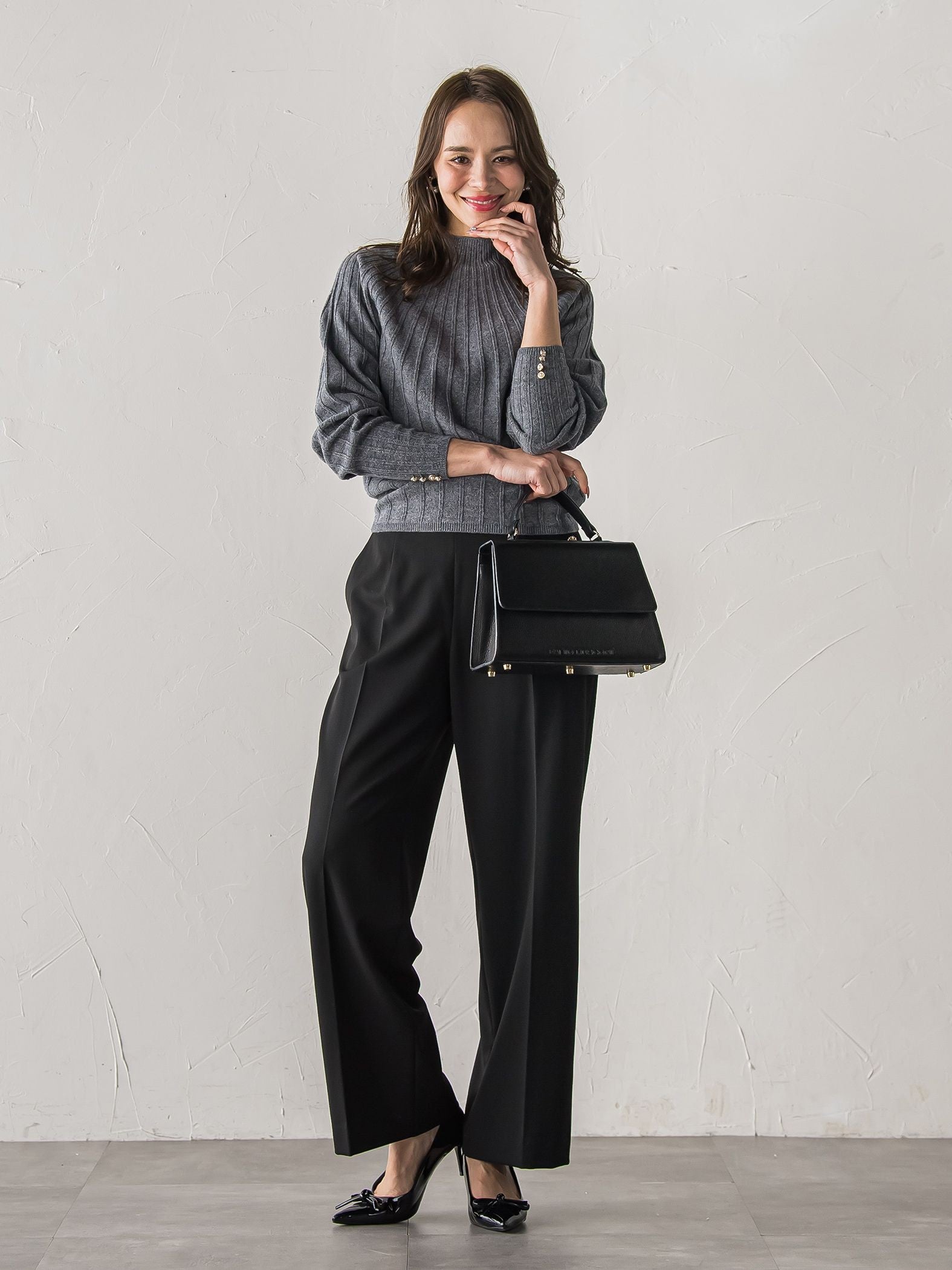 【WEB限定カラーあり】シームレスニット