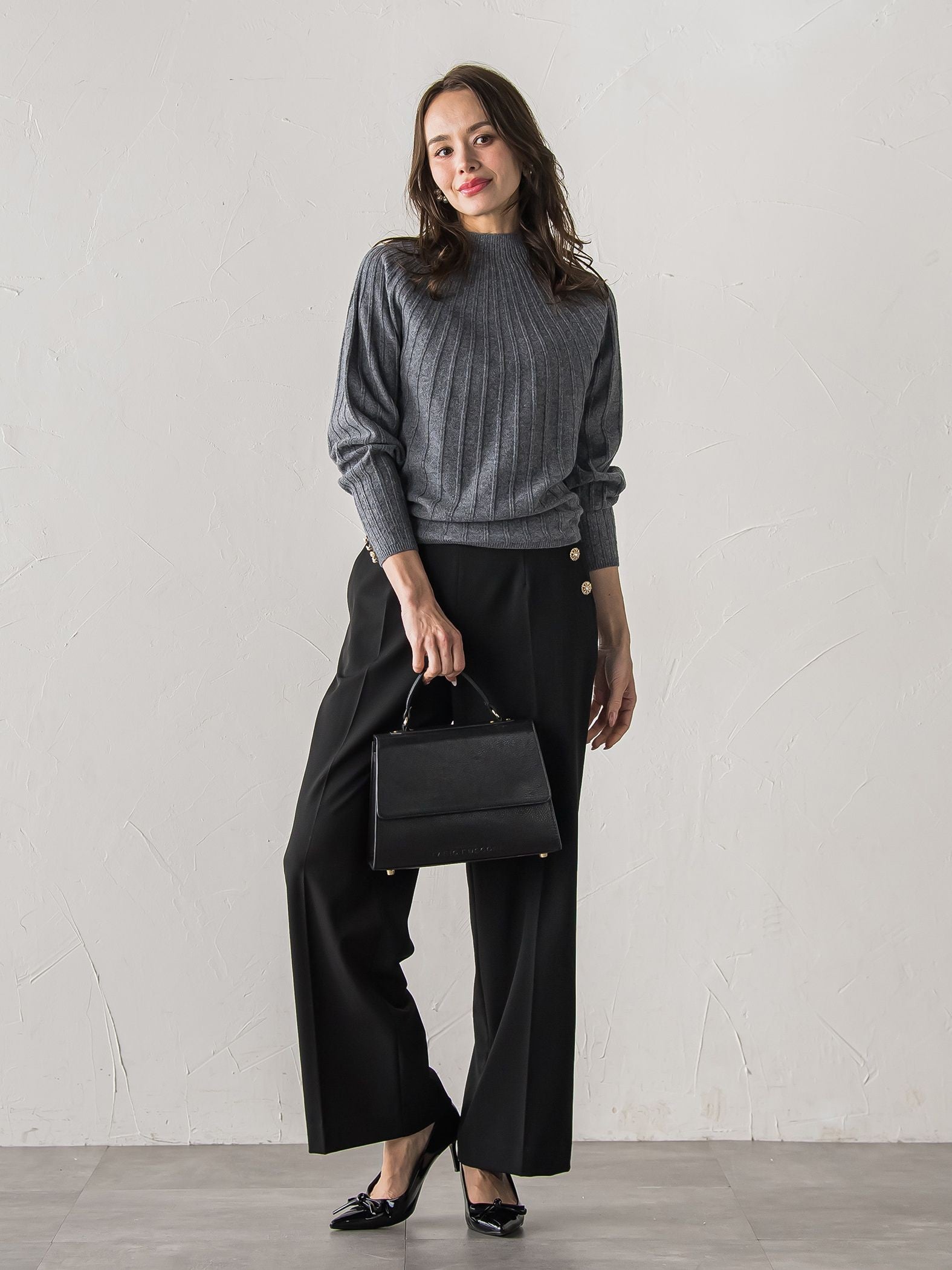 【WEB限定カラーあり】シームレスニット