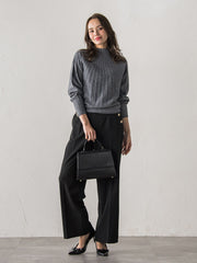 【WEB限定カラーあり】シームレスニット