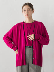 Tシャツニットカーディガン