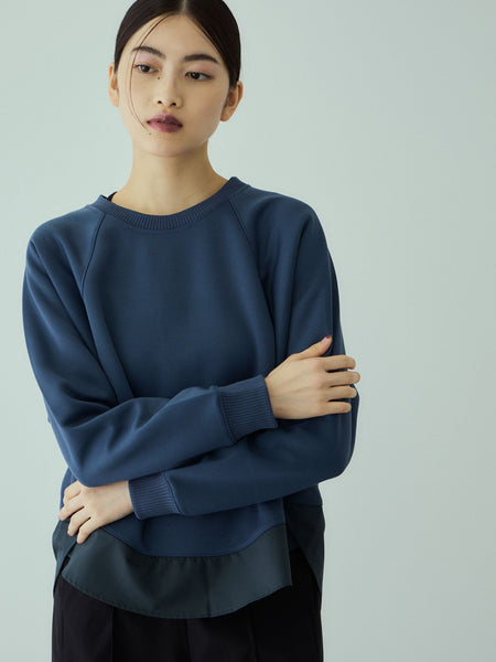 軽量ボンディングバックテールプルオーバー≪洗濯機で洗える≫