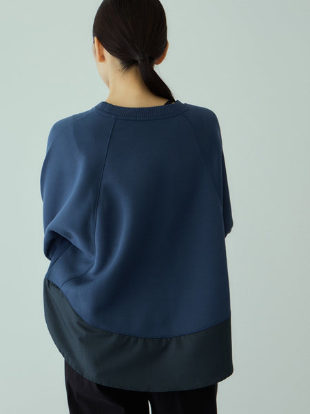 軽量ボンディングバックテールプルオーバー≪洗濯機で洗える≫