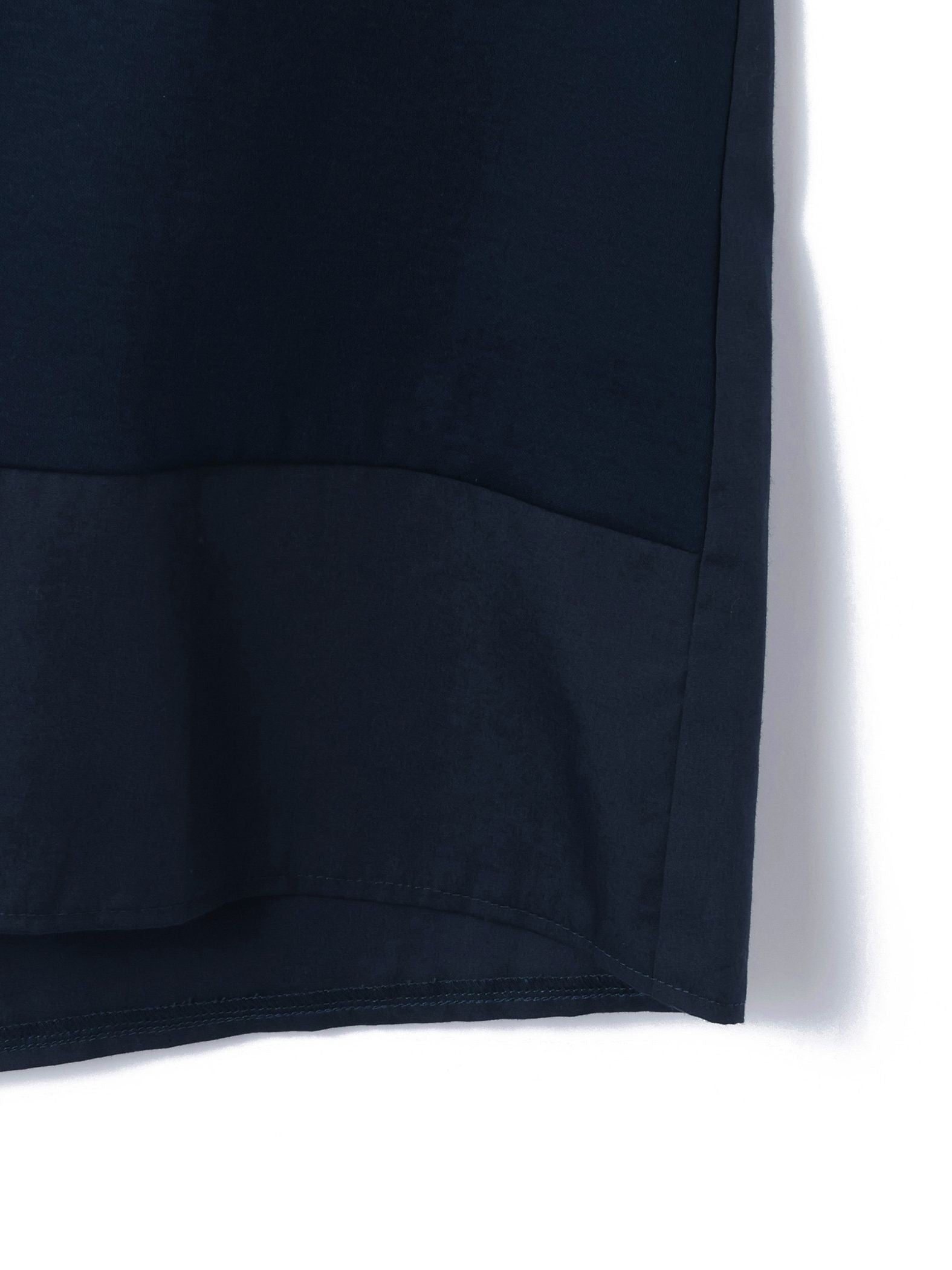 《予約》【機能するミニマル服】異素材プルオーバー 《接触冷感》