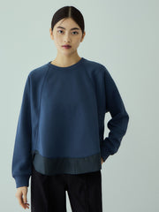 軽量ボンディングバックテールプルオーバー≪洗濯機で洗える≫