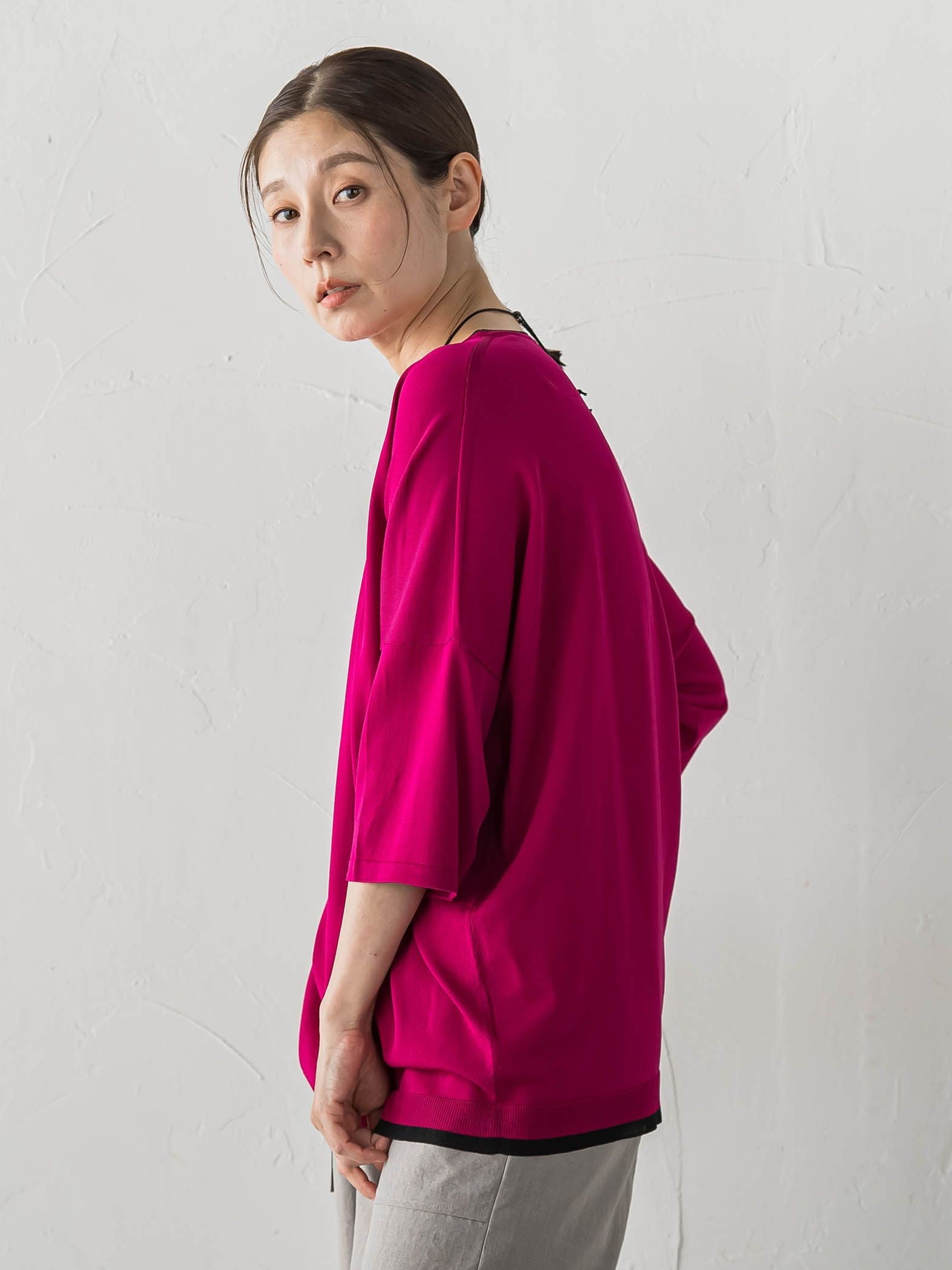 ゆるTシャツニット