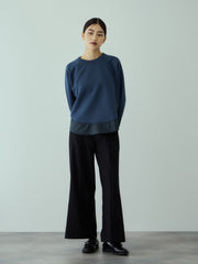 軽量ボンディングバックテールプルオーバー≪洗濯機で洗える≫