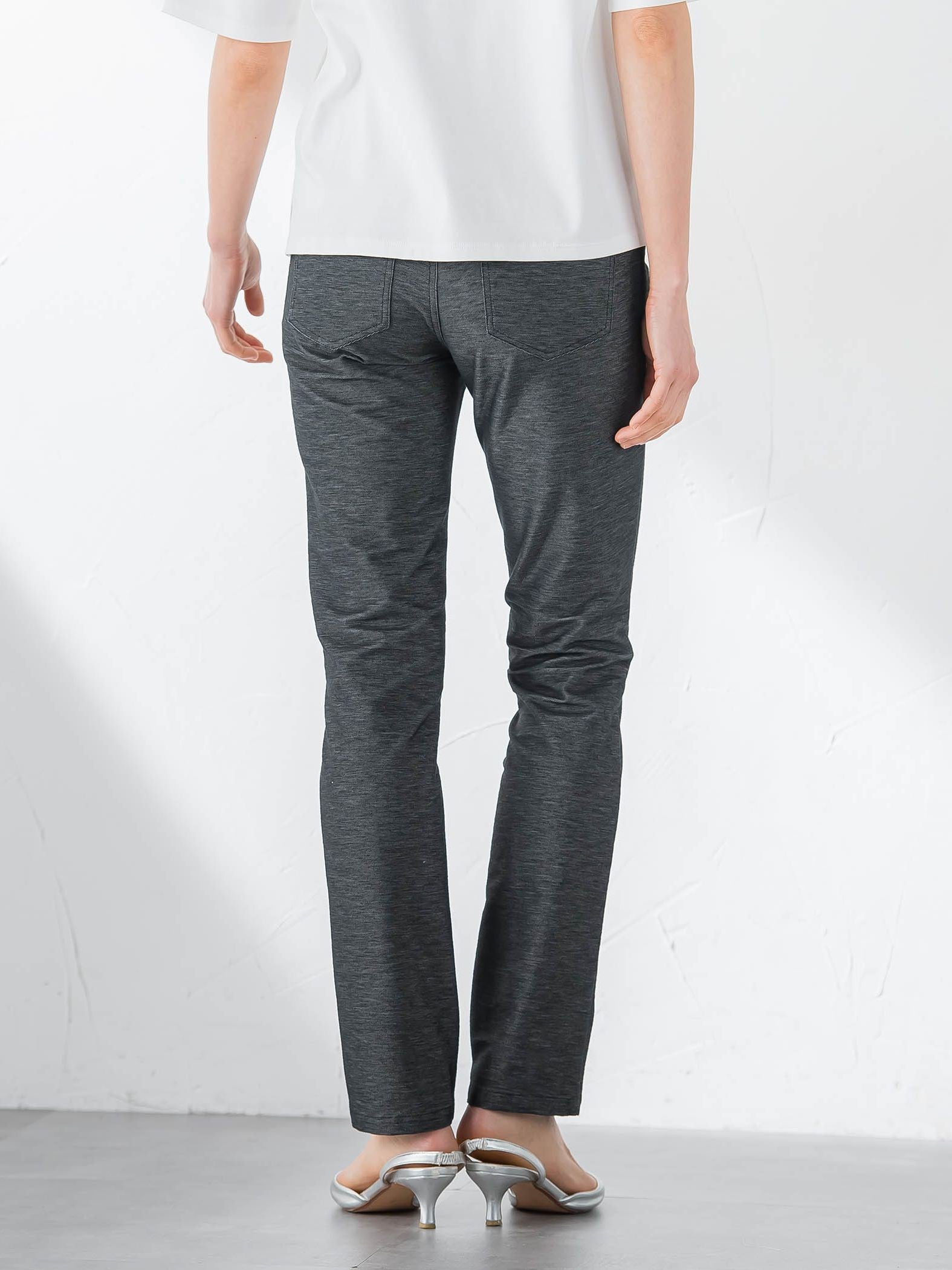 【WEB限定】名品デニムジャージライトパンツ≪ストレッチ/11号あり≫