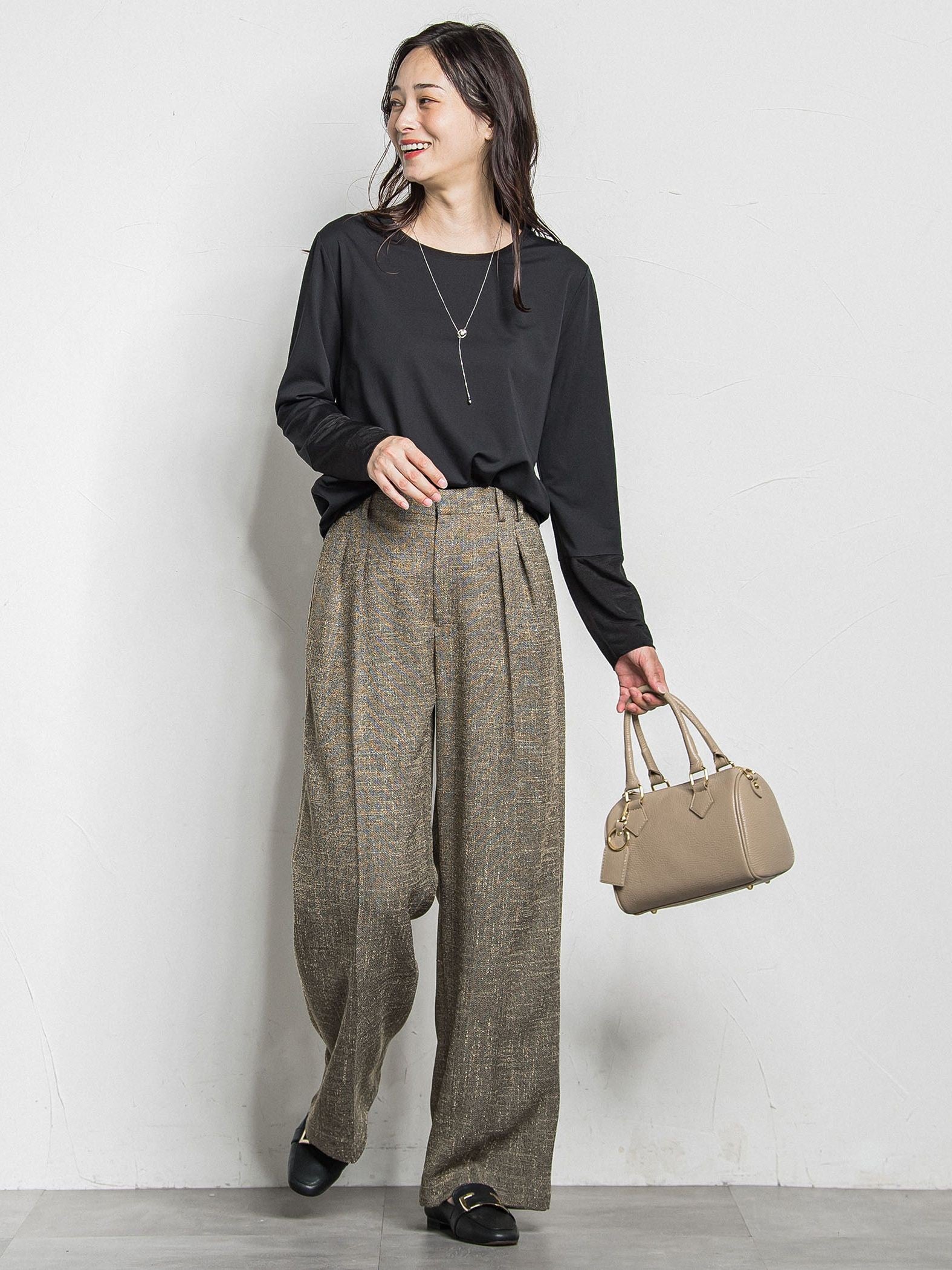 マシュマロポンチカットソー≪洗える/シワになりにくい≫