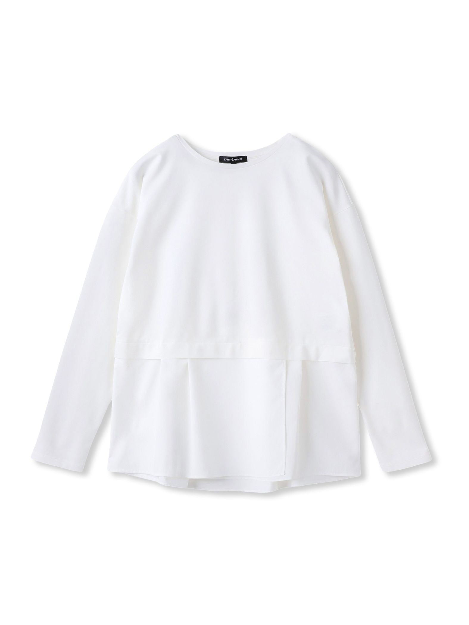 布帛切替カットソー