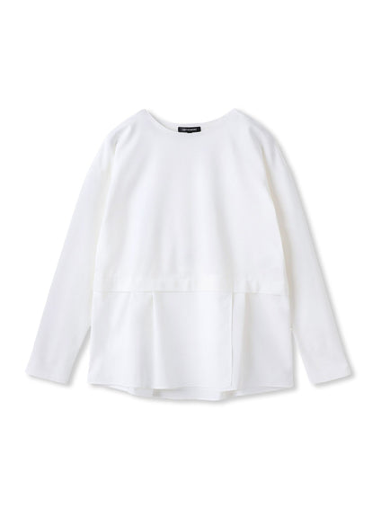 布帛切替カットソー