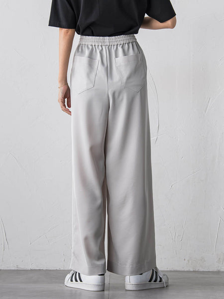 【大きいサイズ】【受注会限定】トリアセチノワイドパンツ