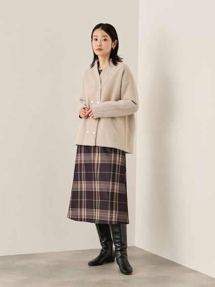 ブラッシュバックストレッチイージースカート≪洗濯機で洗える≫