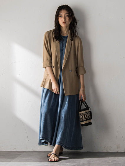 ヴィンテージメッシュダブルブレストジャケット