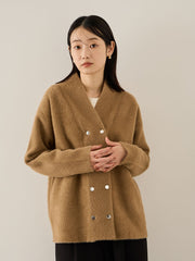 フェレットタッチWニットジャケット≪手洗い可能≫