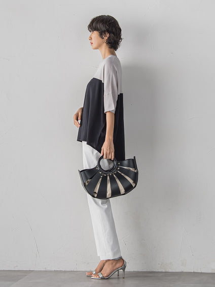 【WEB限定/+5cm丈長め】【極・名品パンツ】シェルタリングテーパードパンツ