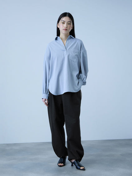 【着回し抜群】裏毛2タックパンツ