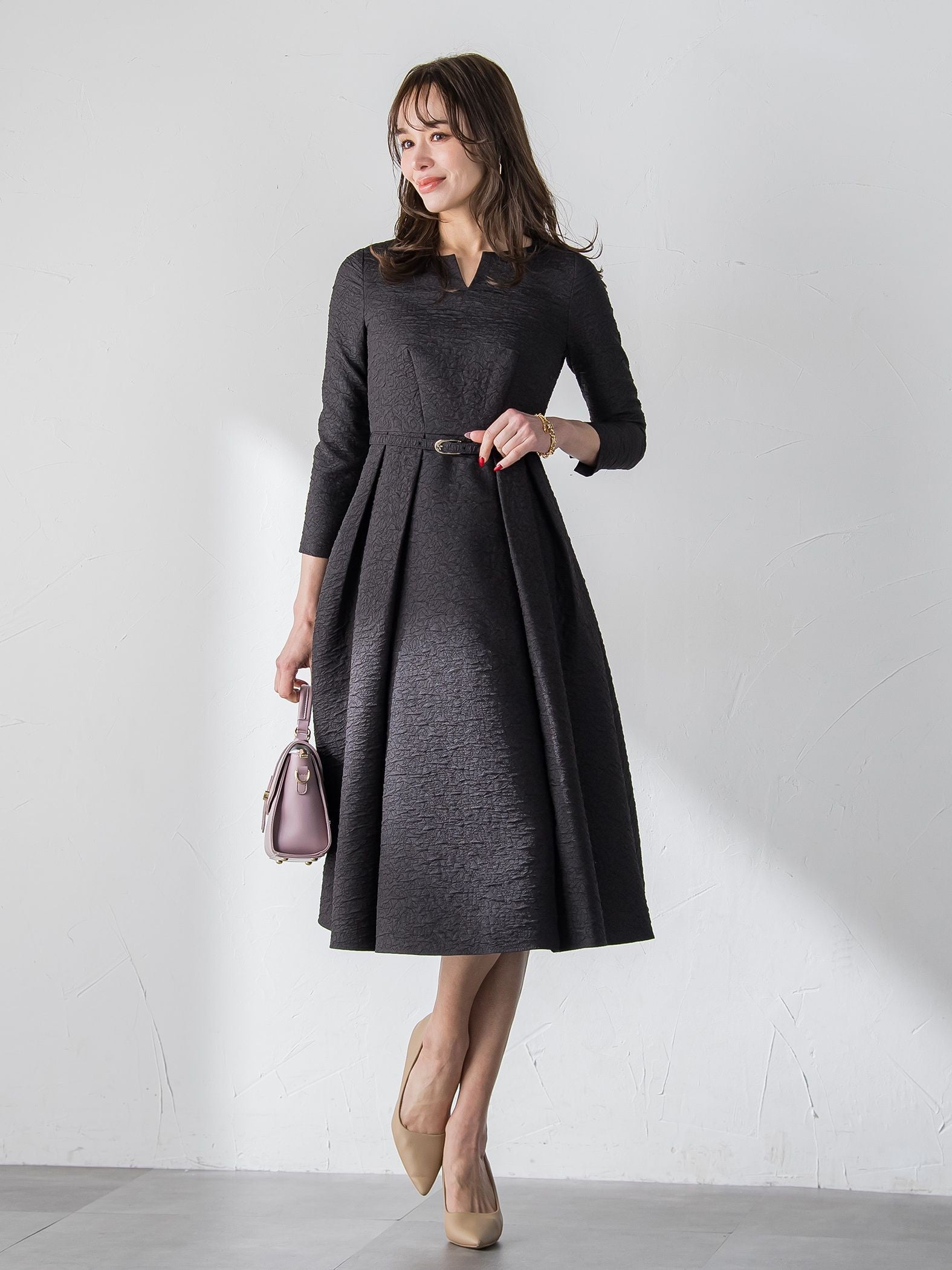 ジャガードワンピース