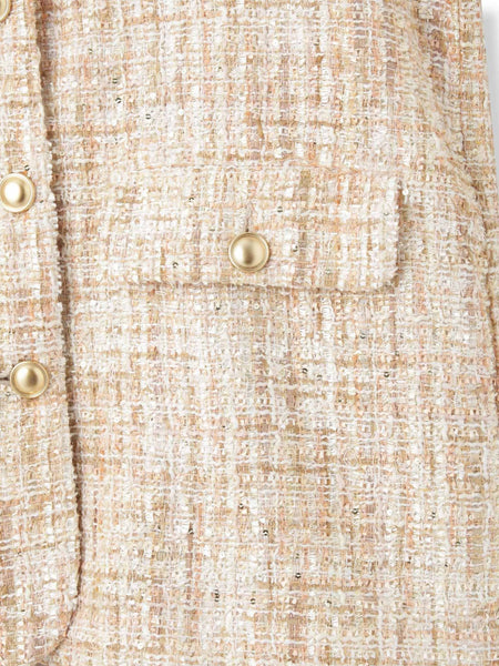 チュールレイヤーセットツィードジャケット