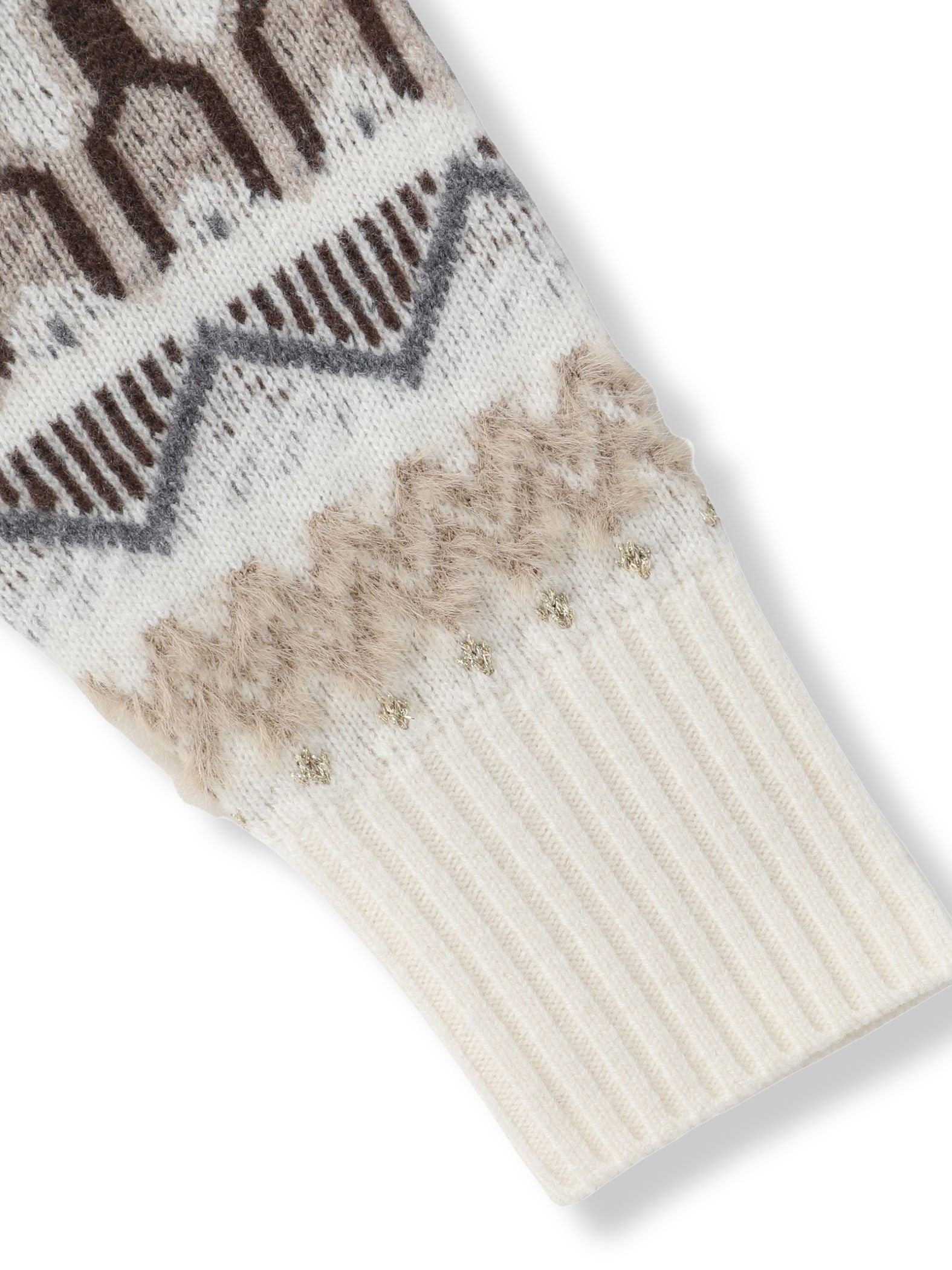 ノルディック柄ニット≪洗える≫