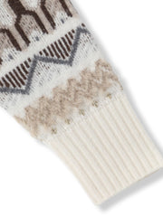 ノルディック柄ニット≪洗える≫