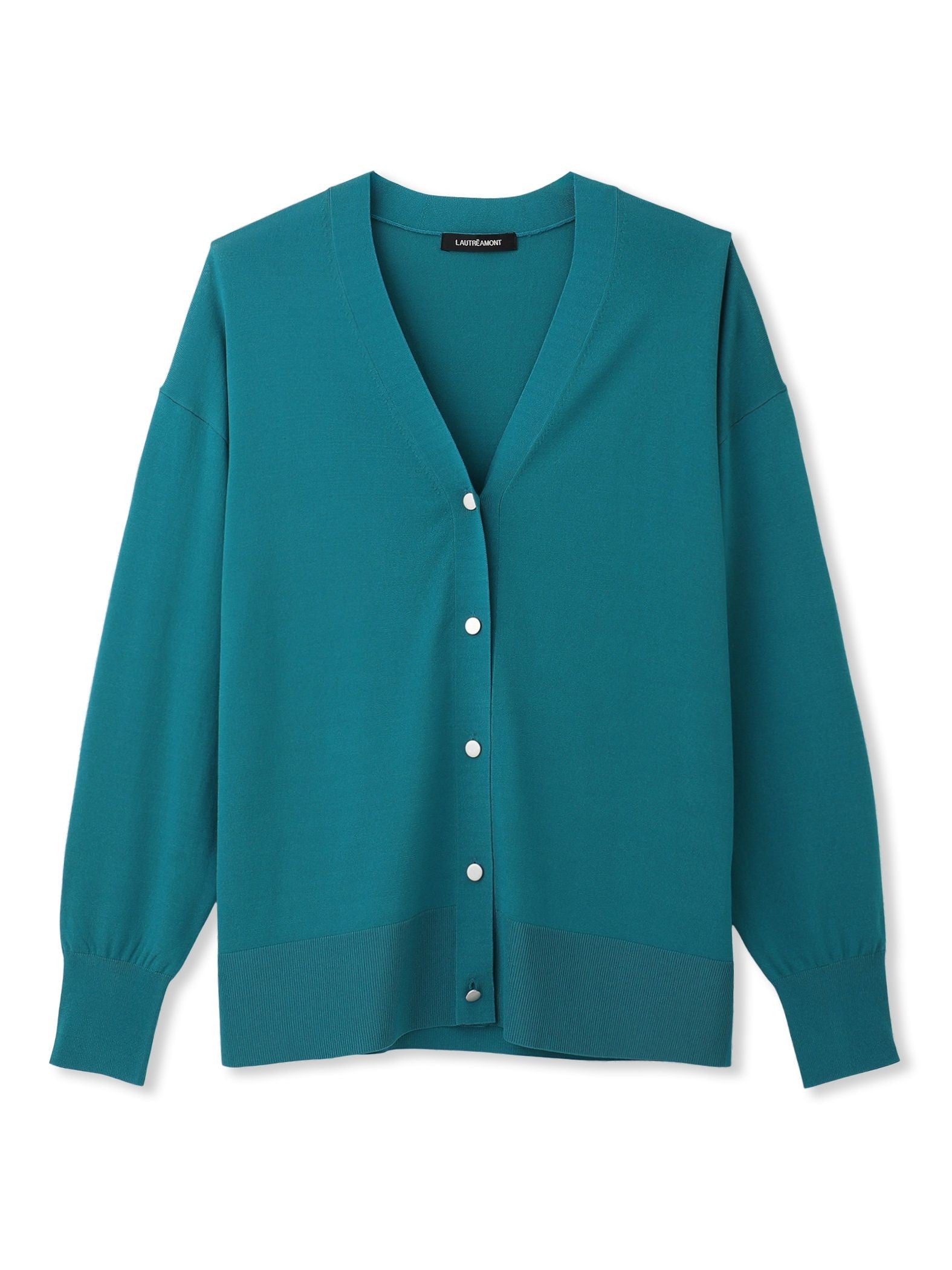 Vネックニットカーディガン≪手洗い可能≫