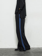 エステルライクダブルクロスラインパンツ