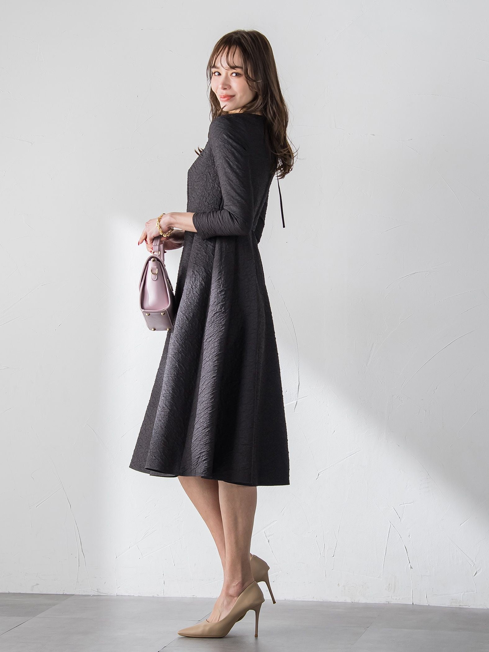 ジャガードワンピース