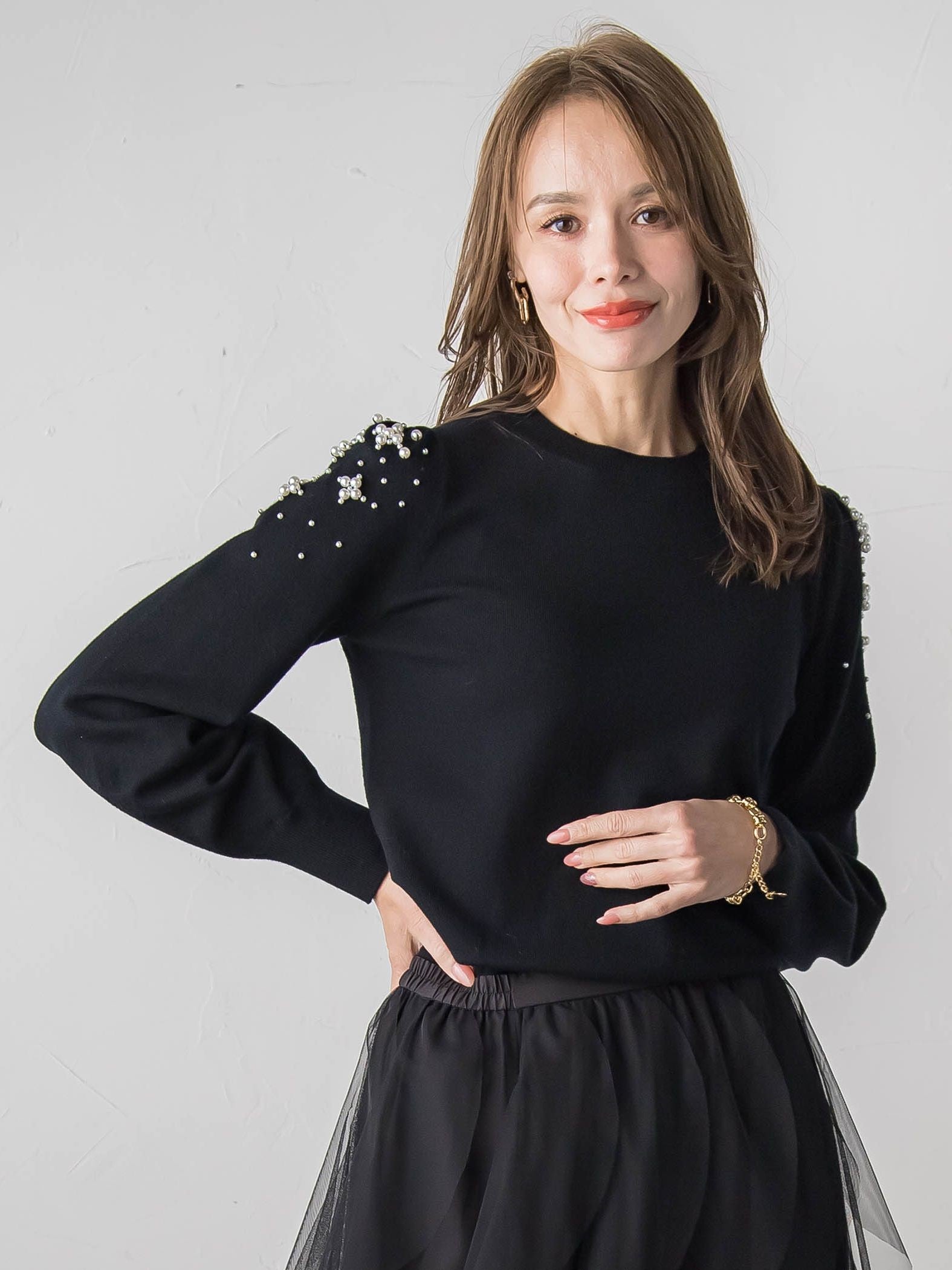 ショルダービジューニット