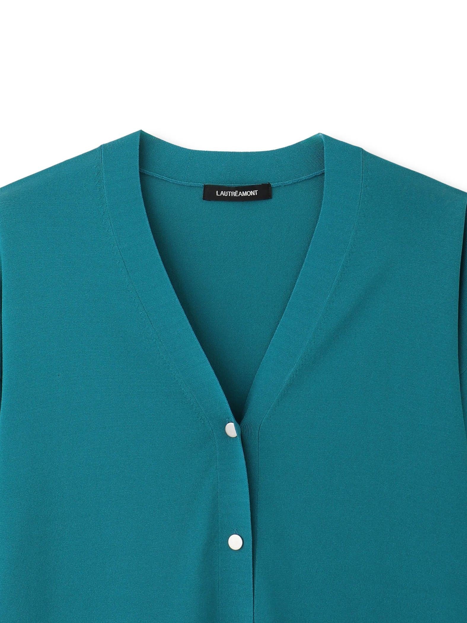 Vネックニットカーディガン≪手洗い可能≫