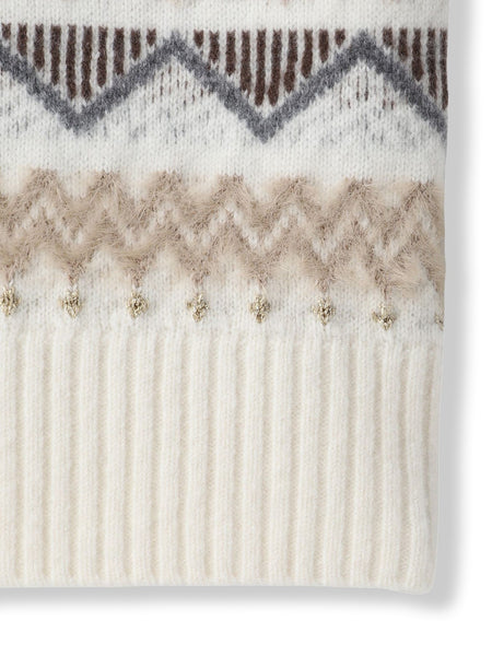 ノルディック柄ニット≪洗える≫