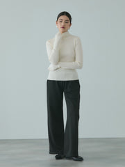 サムホールハイネックニットプルオーバー≪手洗い可能≫