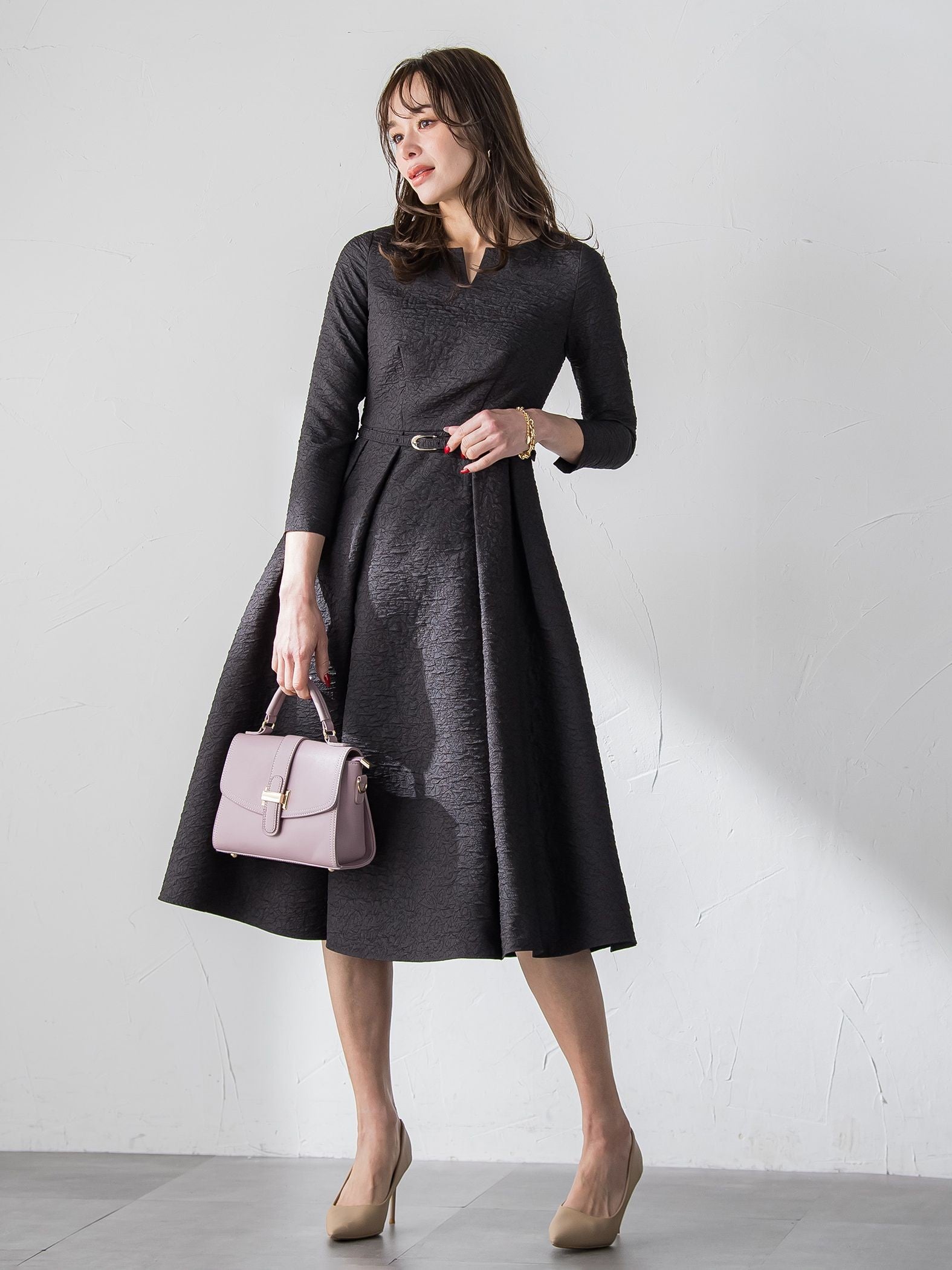 ジャガードワンピース