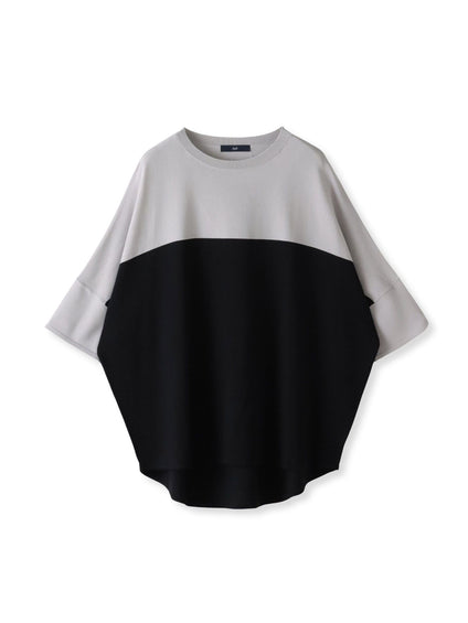 【WEB限定】バイカラーニット≪手洗い可能≫
