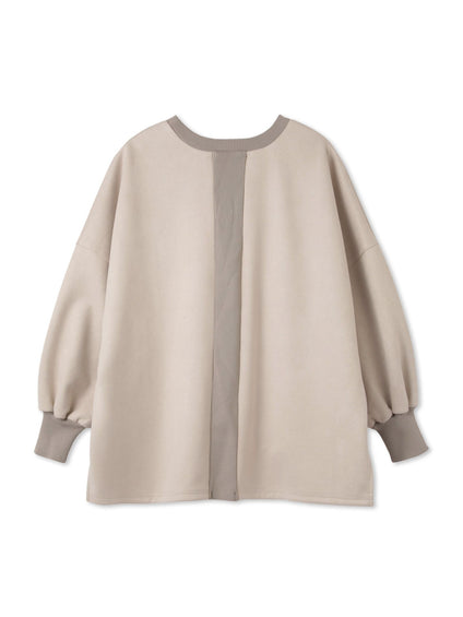 スウェードタッチダンボールプルオーバー≪手洗い可能≫