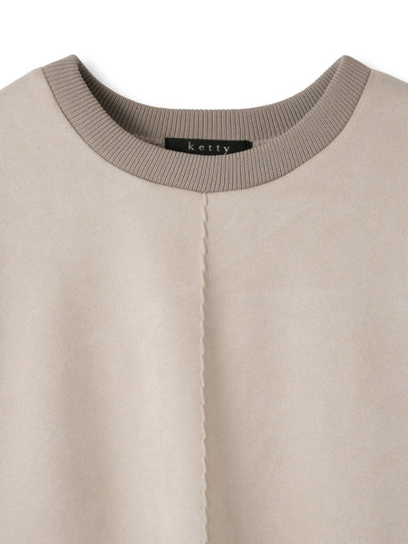 スウェードタッチダンボールプルオーバー≪手洗い可能≫