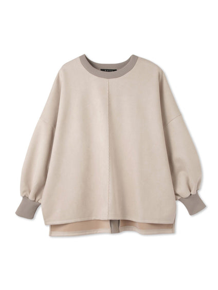 スウェードタッチダンボールプルオーバー≪手洗い可能≫