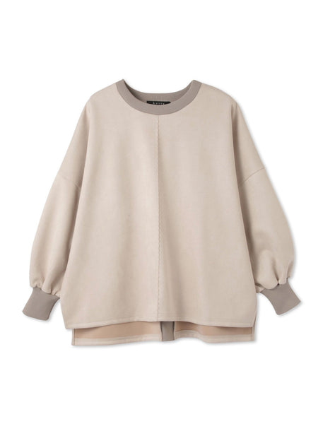 スウェードタッチダンボールプルオーバー≪手洗い可能≫