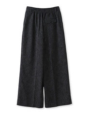 【大きいサイズ】メッシュツイードワイドパンツ