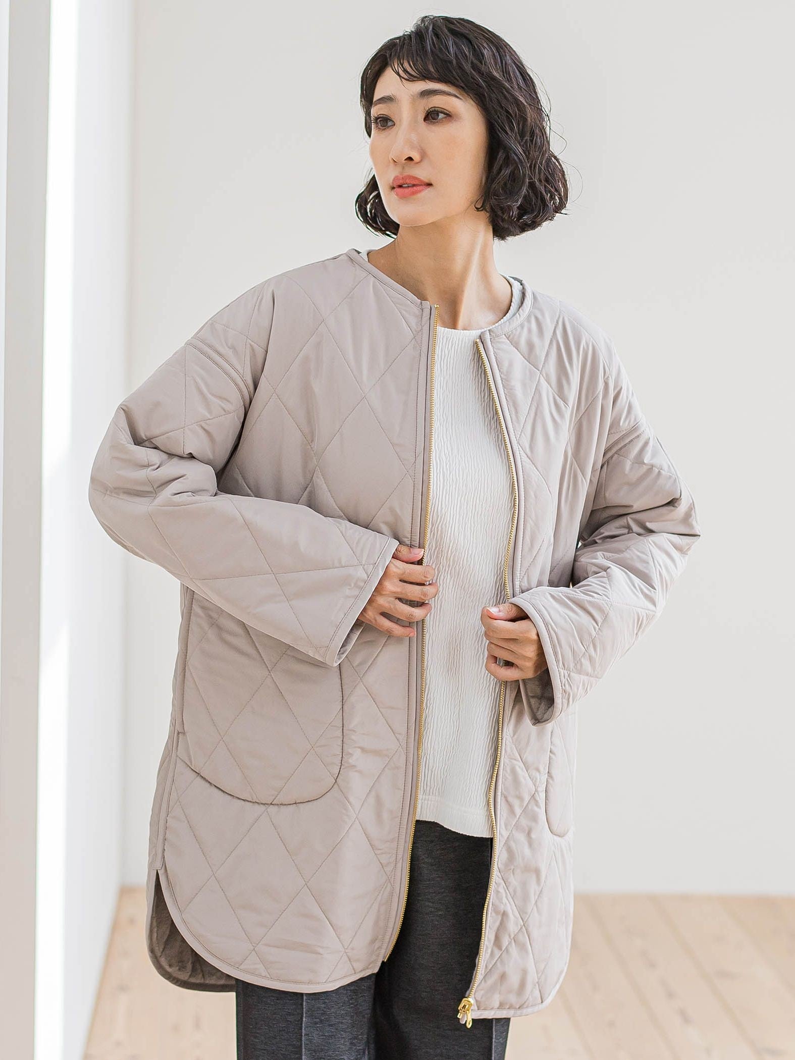 【WEB限定】”まるで毛布”どちらも主役リバーシブルアウター