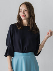 ダブルサテンブラウス