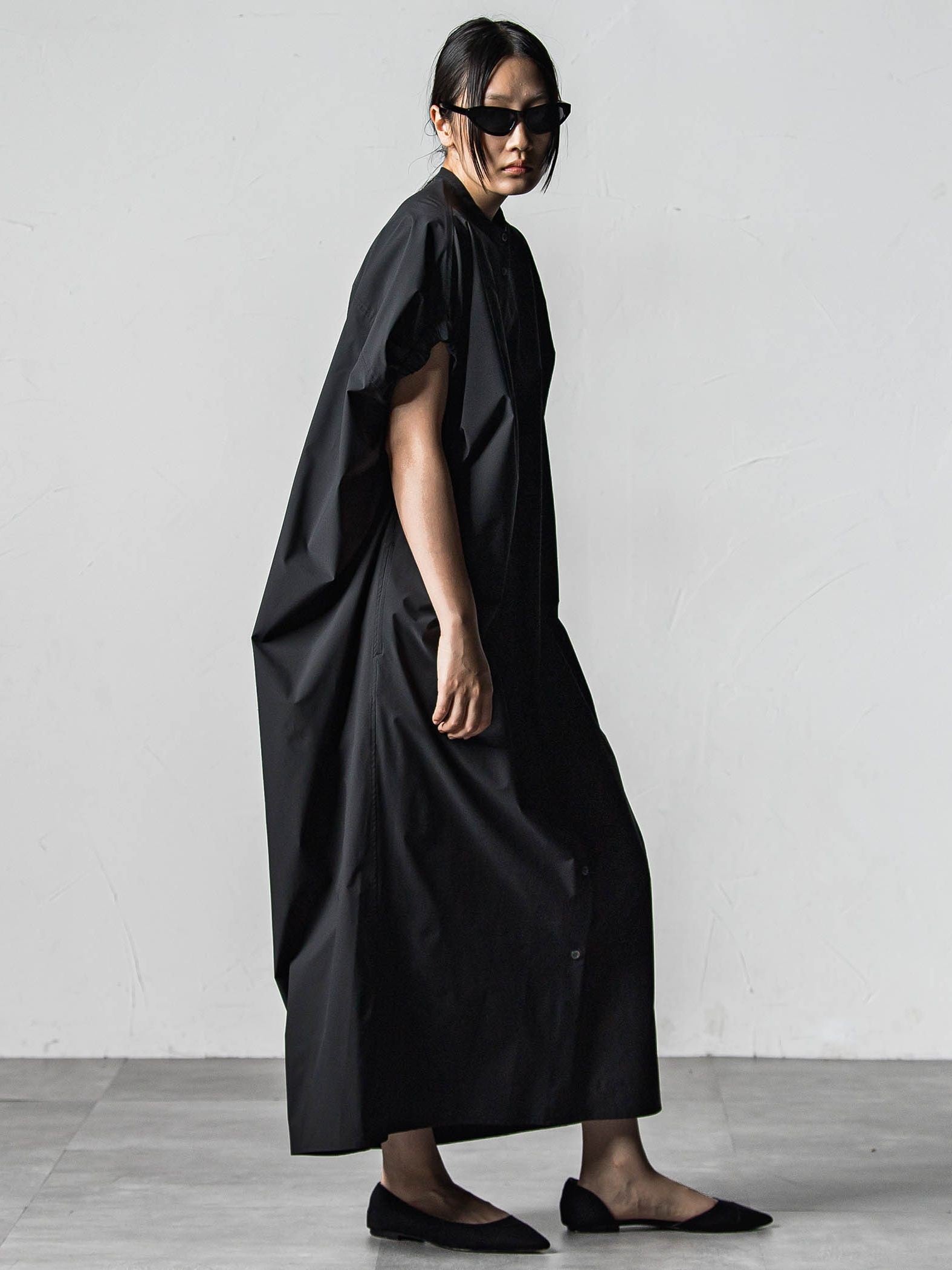 ポリエステルストレッチ撥水加工ドレス