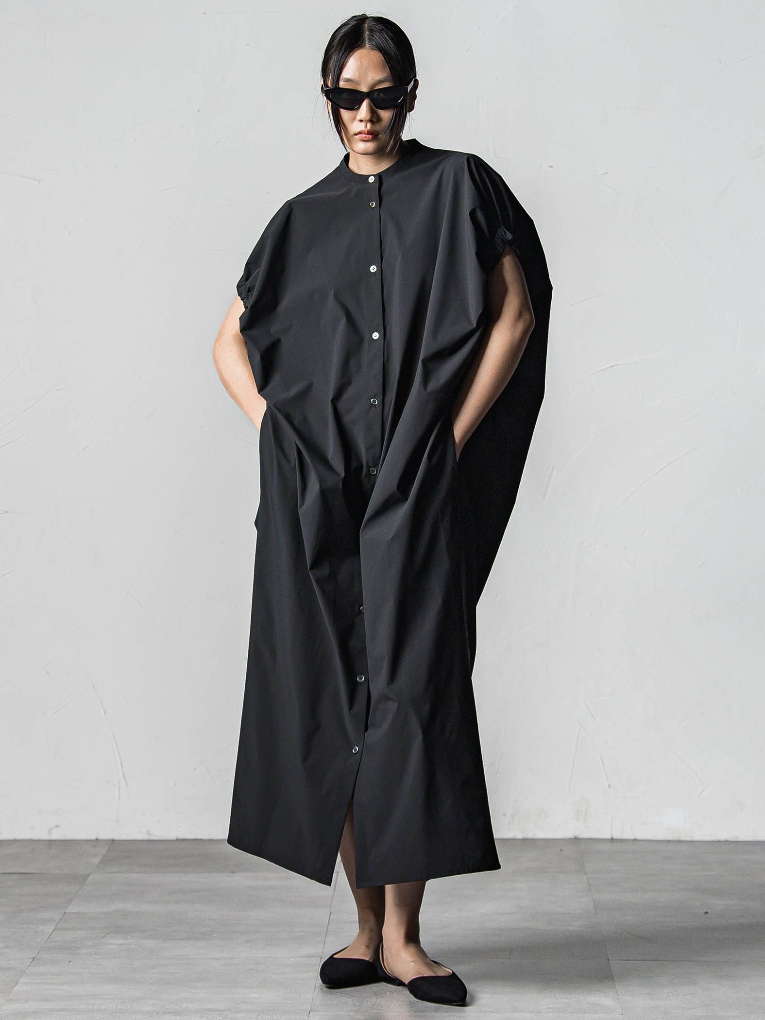 ポリエステルストレッチ撥水加工ドレス