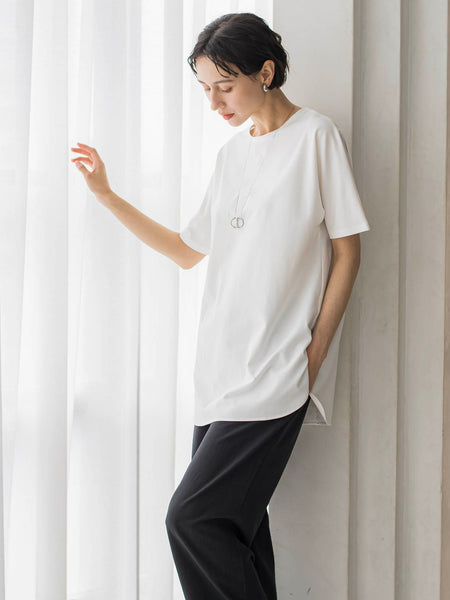 【WEB限定/大きいサイズ】”細身パンツも怖くない”Tシャツチュニック