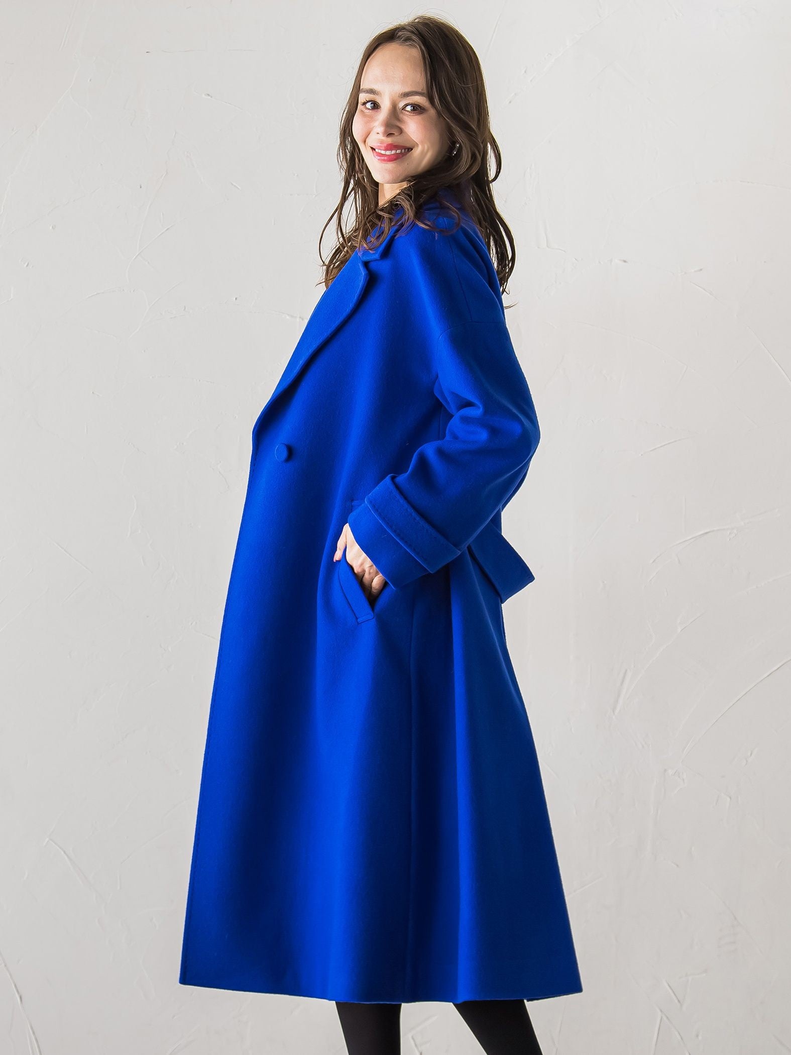 テーラードカラーコート