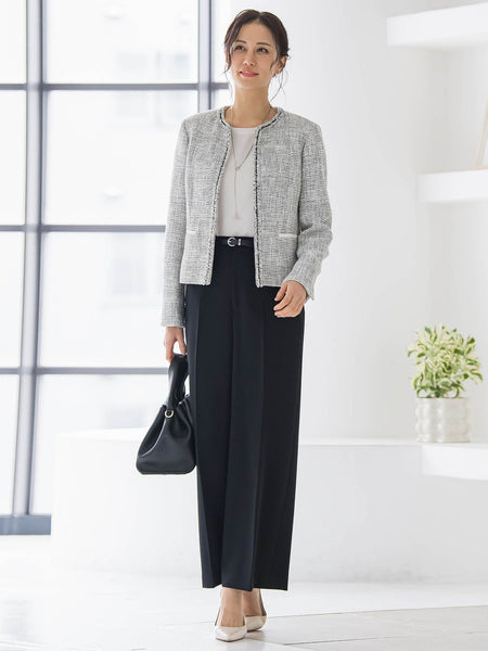 【WEB限定 13号】トリクシオンワイドパンツ≪セットアップ対応/手洗い可能≫