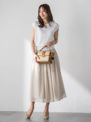 ラッセルレースチェックスカート